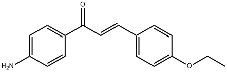 (2E)-1-(4-aminophenyl)-3-(4-ethoxyphenyl)prop-2-en-1-one Struktur