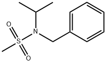 N-benzyl-N-propan-2-ylmethanesulfonamide Struktur