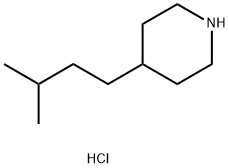 4-isopentylpiperidine hydrochloride Struktur