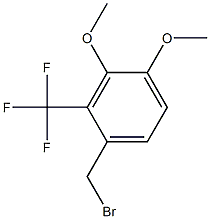 1-(bromomethyl)-3,4-dimethoxy-2-(trifluoromethyl)benzene Struktur