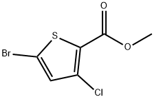 5-溴-3-氯-2-噻吩甲酸甲酯, 1389314-98-0, 結(jié)構(gòu)式