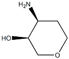 (3S,4S)-4-AMINO-TETRAHYDROPYRAN-3-OL Struktur