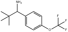 2,2-DIMETHYL-1-[4-(TRIFLUOROMETHOXY)PHENYL]PROPYLAMINE Struktur