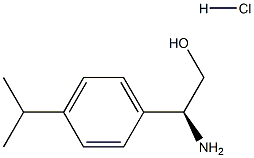 (2S)-2-AMINO-2-[4-(METHYLETHYL)PHENYL]ETHAN-1-OL HYDROCHLORIDE Struktur