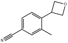 3-METHYL-4-(OXETAN-3-YL)BENZONITRILE Struktur