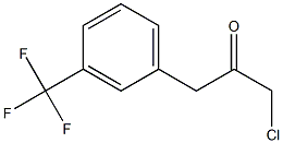 1-chloro-3-[3-(trifluoromethyl)phenyl]propan-2-one Struktur