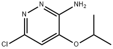 6-chloro-4-isopropoxypyridazin-3-amine Struktur