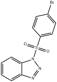 1-(4-bromophenyl)sulfonylbenzotriazole Struktur