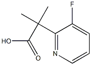 2-(3-Fluoropyridin-2-yl)-2-methylpropanoic acid Struktur