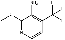 2-methoxy-3-amino-4-trifluoromthyl pyridine Struktur