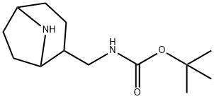 2-(BOC-AMINO)-8-AZABICYCLO[3.2.1]OCTANE Struktur