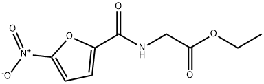 ethyl 2-[(5-nitrofuran-2-carbonyl)amino]acetate Struktur