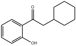 2-CYCLOHEXYL-1-(2-HYDROXYPHENYL)ETHANONE Struktur