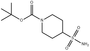 tert-butyl 4-sulfamoylpiperidine-1-carboxylate 結(jié)構(gòu)式