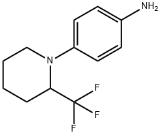 4-(2-TRIFLUOROMETHYL-PIPERIDIN-1-YL)-ANILINE Struktur