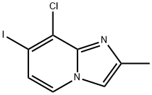 8-Chloro-7-iodo-2-methyl-imidazo[1,2-a]pyridine Struktur