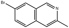 7-Bromo-3-methylisoquinoline Struktur