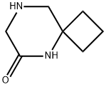 5,8-diazaspiro[3.5]nonan-6-one Struktur