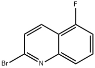 2-Bromo-5-fluoro-quinoline Struktur