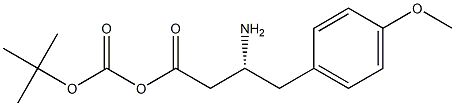 (Tert-Butoxy)Carbonyl (R)-3-Amino-4-(4-methoxy-phenyl)-butyric acid Struktur