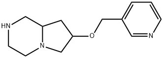 7-(pyridin-3-ylmethoxy)octahydropyrrolo[1,2-a]pyrazine Structure