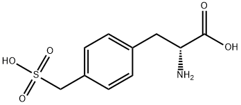 D-4-sulfomethyl-Phenylalaninehydrochloride Struktur