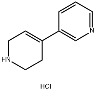 3-(1,2,3,6-tetrahydropyridin-4-yl)pyridine dihydrochloride Struktur