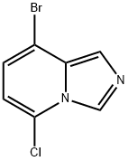 8-Bromo-5-chloro-imidazo[1,5-a]pyridine Struktur