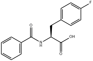 N-benzoyl-4-fluoro- L-Phenylalanine Struktur