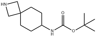 tert-butyl N-{2-azaspiro[3.5]nonan-7-yl}carbamate Struktur