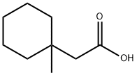 (1-Methyl-cyclohexyl)-acetic acid Structure