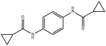 N,N'-1,4-phenylenedicyclopropanecarboxamide Struktur