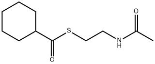 S-(2-Acetamidoethyl) cyclohexanecarbothioate Struktur