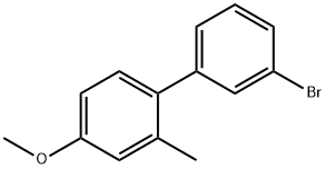 3-BROMO-4-METHOXY-2-METHYL-1,1-BIPHENYL Struktur