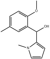 (2-METHOXY-5-METHYLPHENYL)(1-METHYL-1H-PYRROL-2-YL)METHANOL Struktur