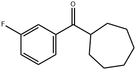 CYCLOHEPTYL(3-FLUOROPHENYL)METHANONE Struktur