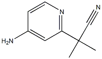 2-(4-AMINOPYRIDIN-2-YL)-2-METHYLPROPANENITRILE Struktur