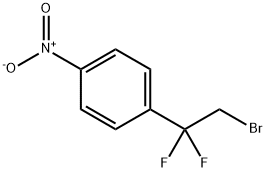 1-(2-BROMO-1,1-DIFLUOROETHYL)-4-NITROBENZENE Struktur