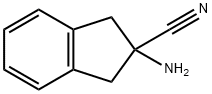 2-AMINO-2,3-DIHYDRO-1H-INDENE-2-CARBONITRILE Struktur