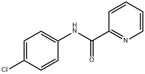 N-(4-chlorophenyl)pyridine-2-carboxamide Struktur