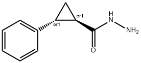 (1S,2S)-2-phenylcyclopropanecarbohydrazide Struktur