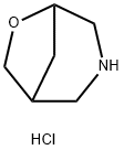 6-Oxa-3-aza-bicyclo[3.2.1]octane hydrochloride Struktur