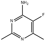 5-Fluoro-2,6-dimethyl-4-pyrimidinamine Struktur