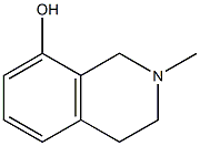 2-Methyl-1,2,3,4-tetrahydroisoquinolin-8-ol Struktur