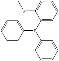 Phosphine,[2-(methylthio)phenyl]diphenyl- Struktur