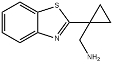 (1-(BENZO[D]THIAZOL-2-YL)CYCLOPROPYL)METHANAMINE Struktur