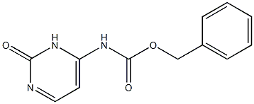 Carbamic acid, N-(2,3-dihydro-2-oxo-4-pyrimidinyl)-, phenylmethyl ester Struktur