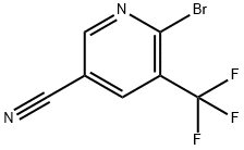 6-BROMO-5-(TRIFLUOROMETHYL)NICOTINONITRILE Struktur