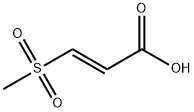 3-Methanesulfonyl-acrylic acid Struktur