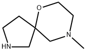 9-methyl-6-oxa-2,9-diazaspiro[4.5]decane Struktur